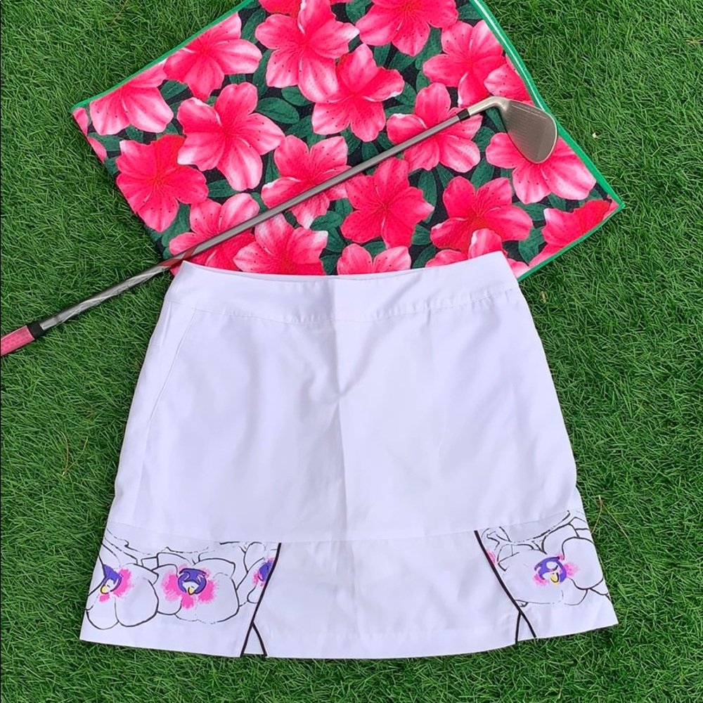 Adidas ClimaCool Golf skirt Size 4 White